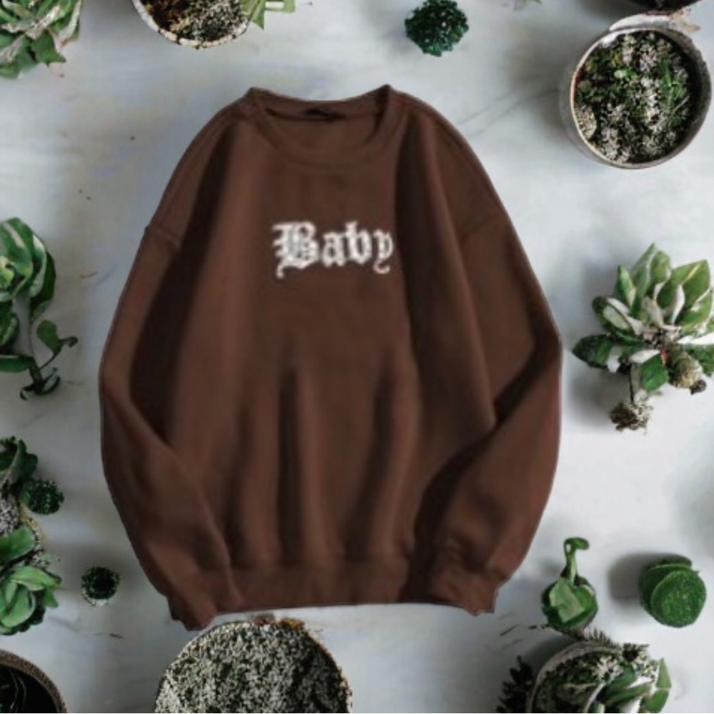BUNDLE! 2 for 1- Sweatshirts- Dividend-Shein-Graphic -Grey-Brown-EUC-SzM-Cozy!🍂 - Picture 8 of 12